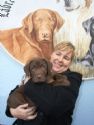 Frau Sandner mit Artaios --Rufname Balu